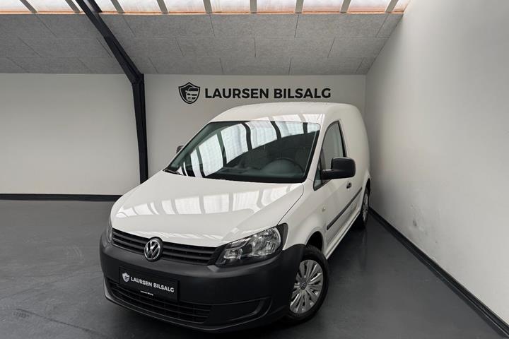 Hvid VW Caddy fra 2012