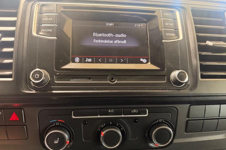 Hvid VW Transporter fra 2018