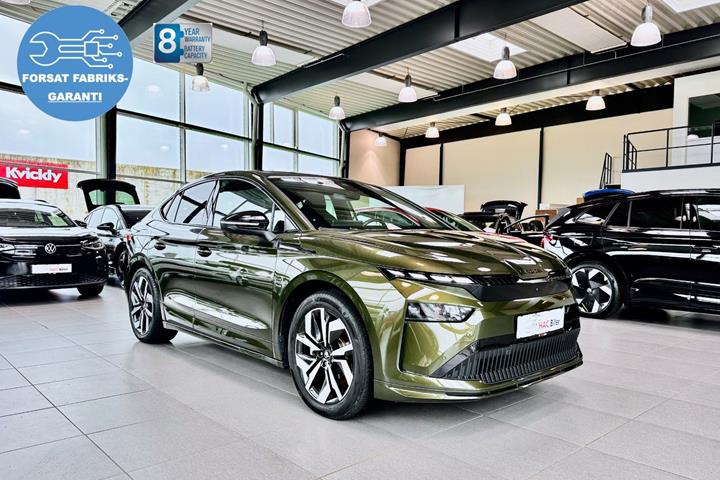 Grøn Skoda Enyaq fra 2026