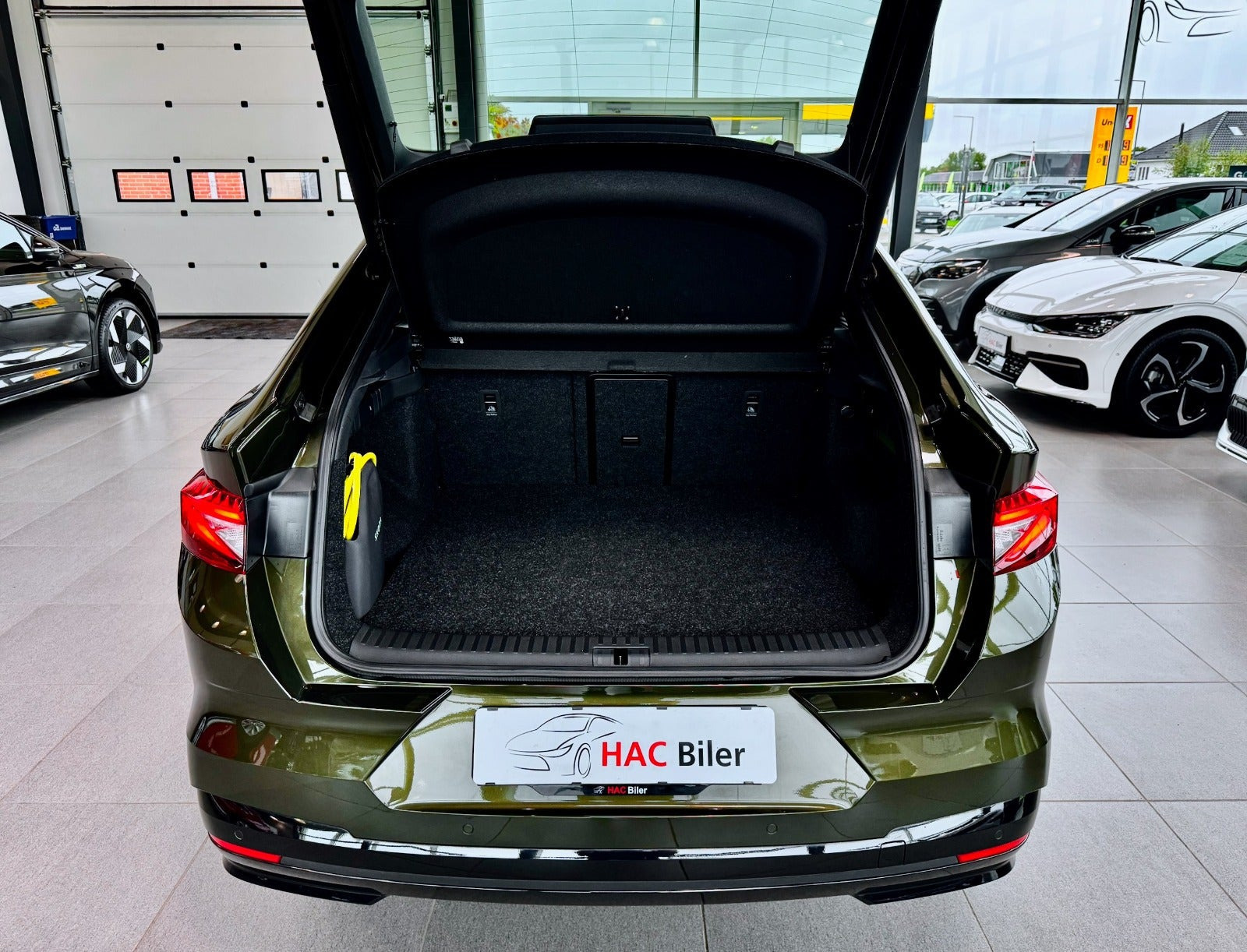 Grøn Skoda Enyaq fra 2026