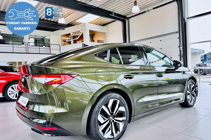 Grøn Skoda Enyaq fra 2026