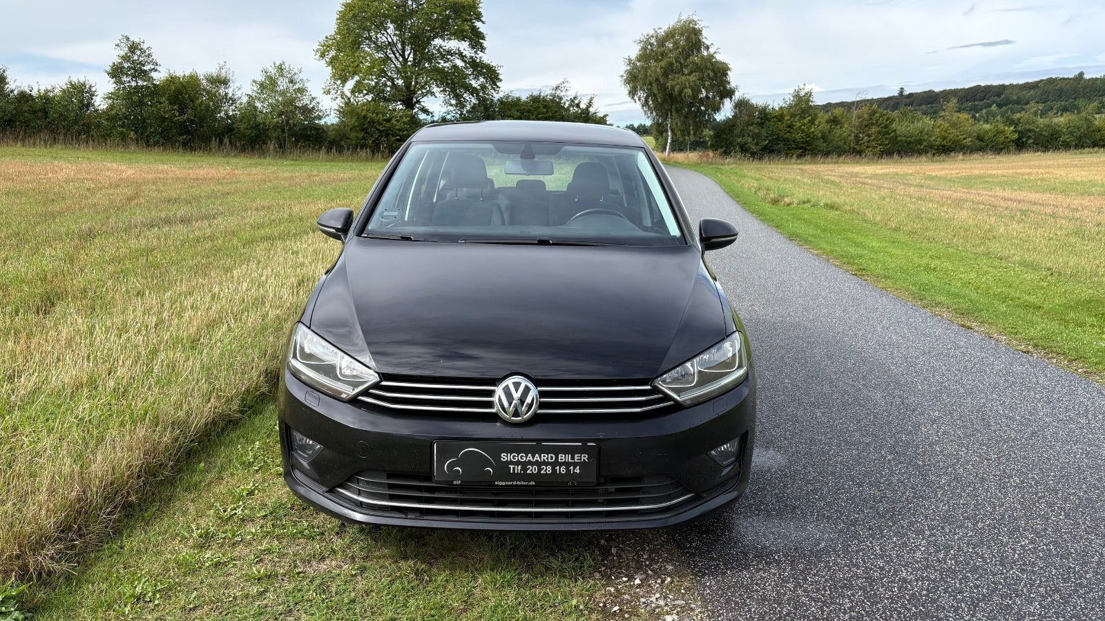 Sort VW Golf Sportsvan fra 2017