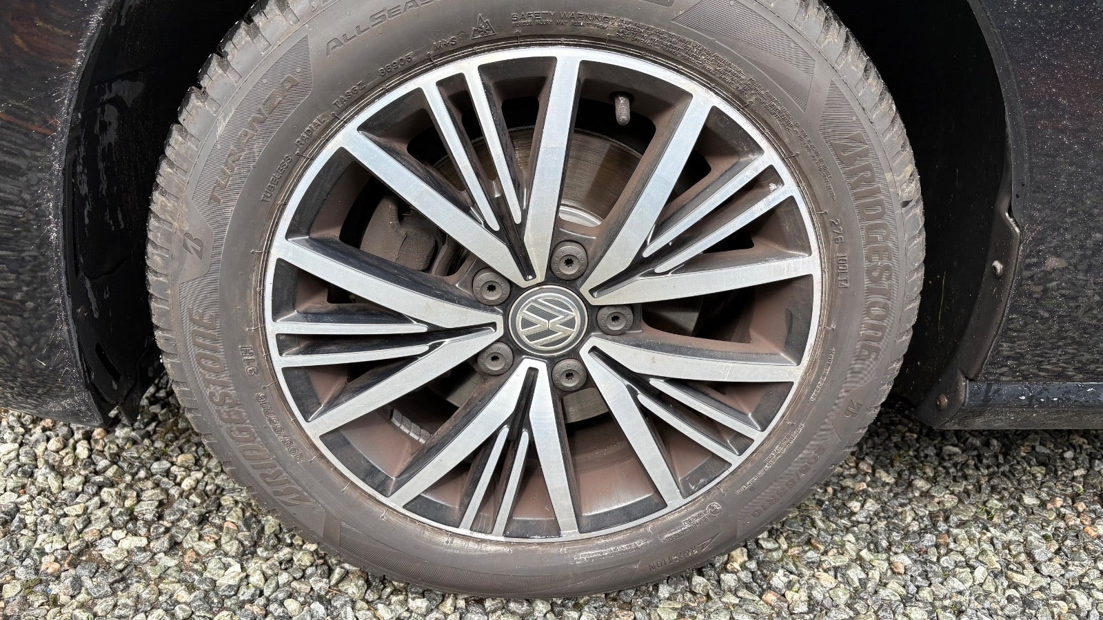 Sort VW Golf Sportsvan fra 2017