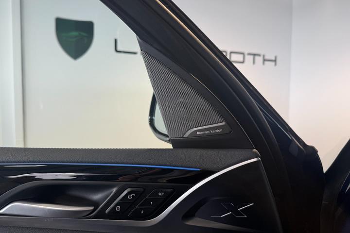 Blå BMW iX3 fra 2023