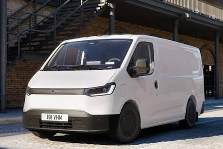 Hvid Ford Transit City fra 2027