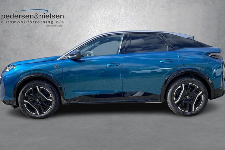 Blå Peugeot e-3008 fra 2026