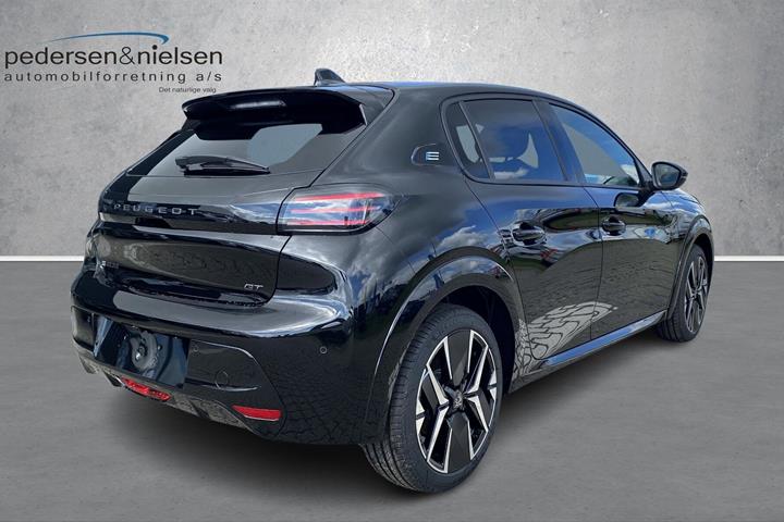 Sort Peugeot e-208 fra 2026