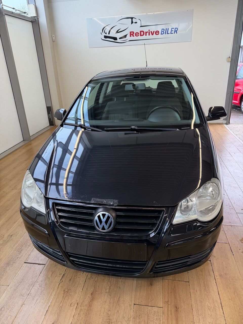 Sort VW Polo fra 2008