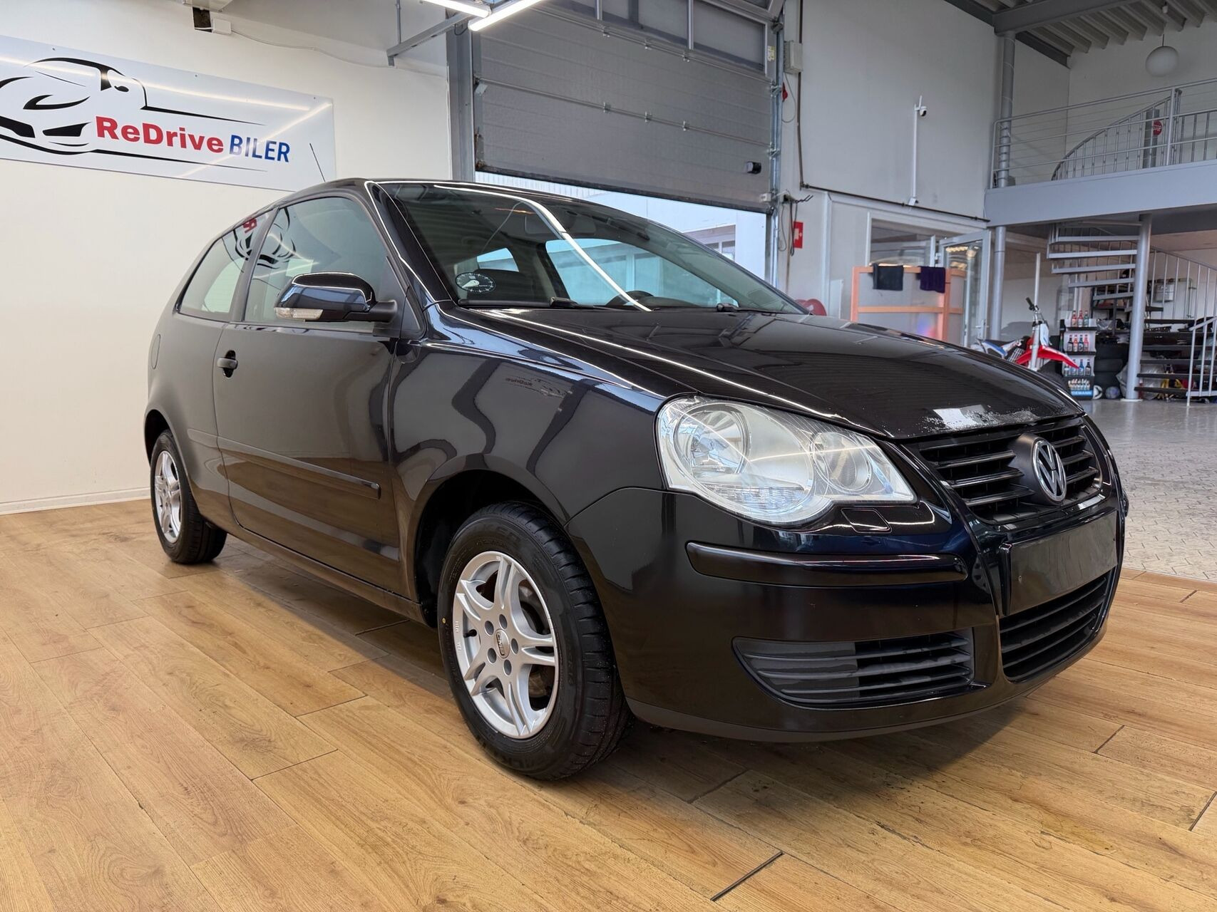 Sort VW Polo fra 2008