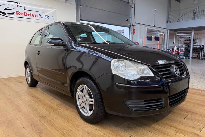 Sort VW Polo fra 2008
