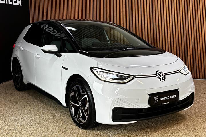 Hvid VW ID.3 fra 2021