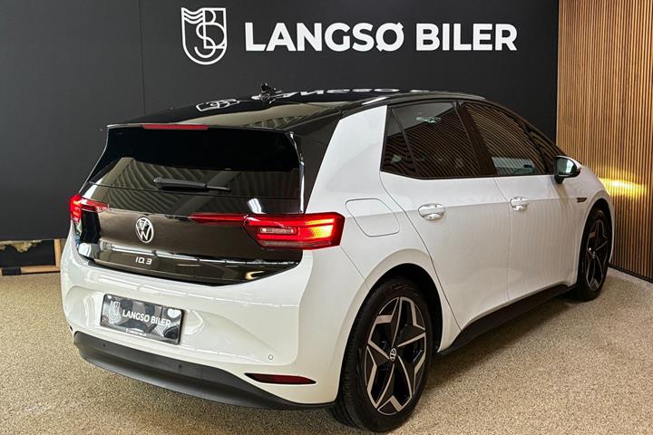 Hvid VW ID.3 fra 2021