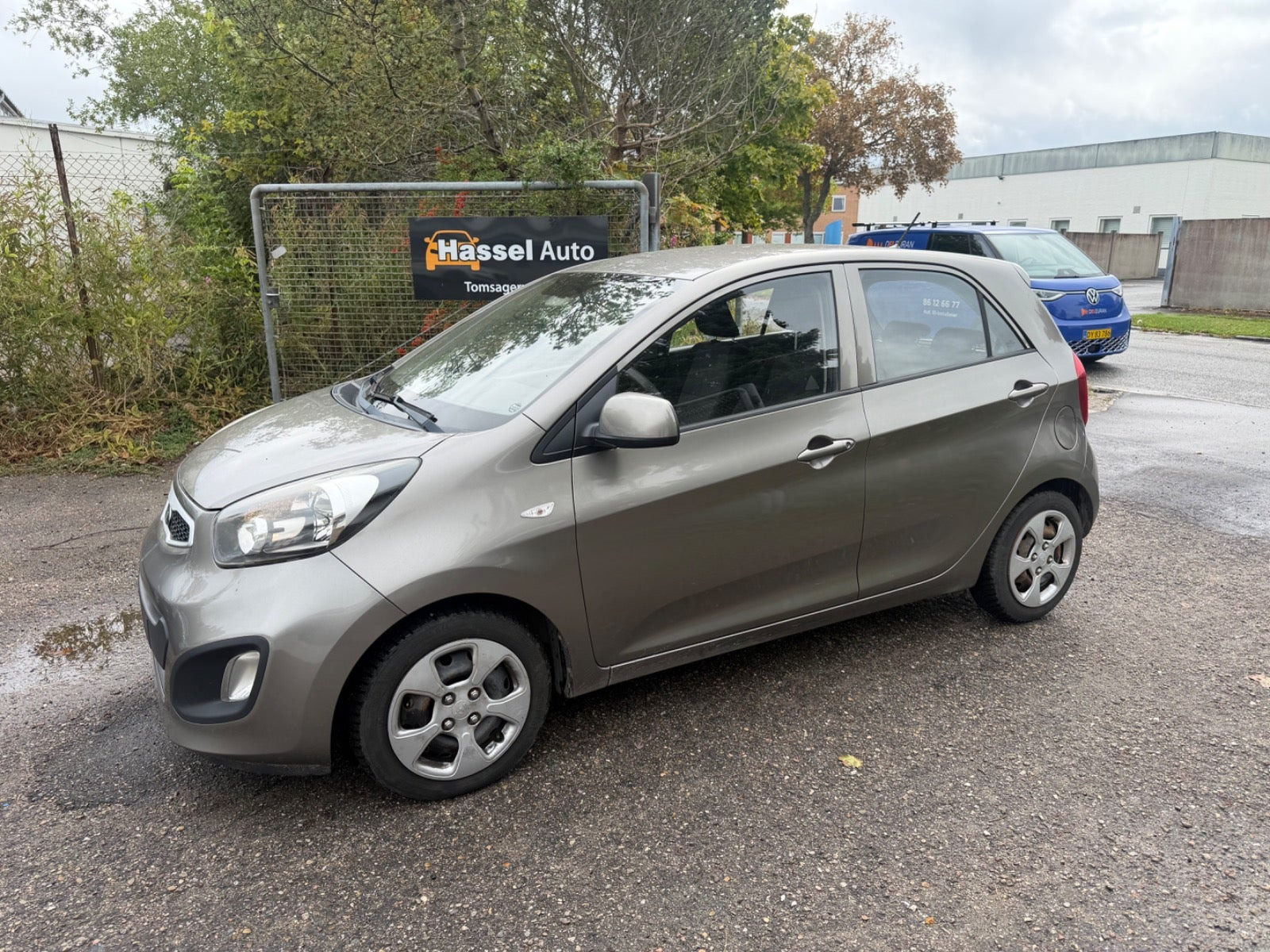 Grøn Kia Picanto fra 2013