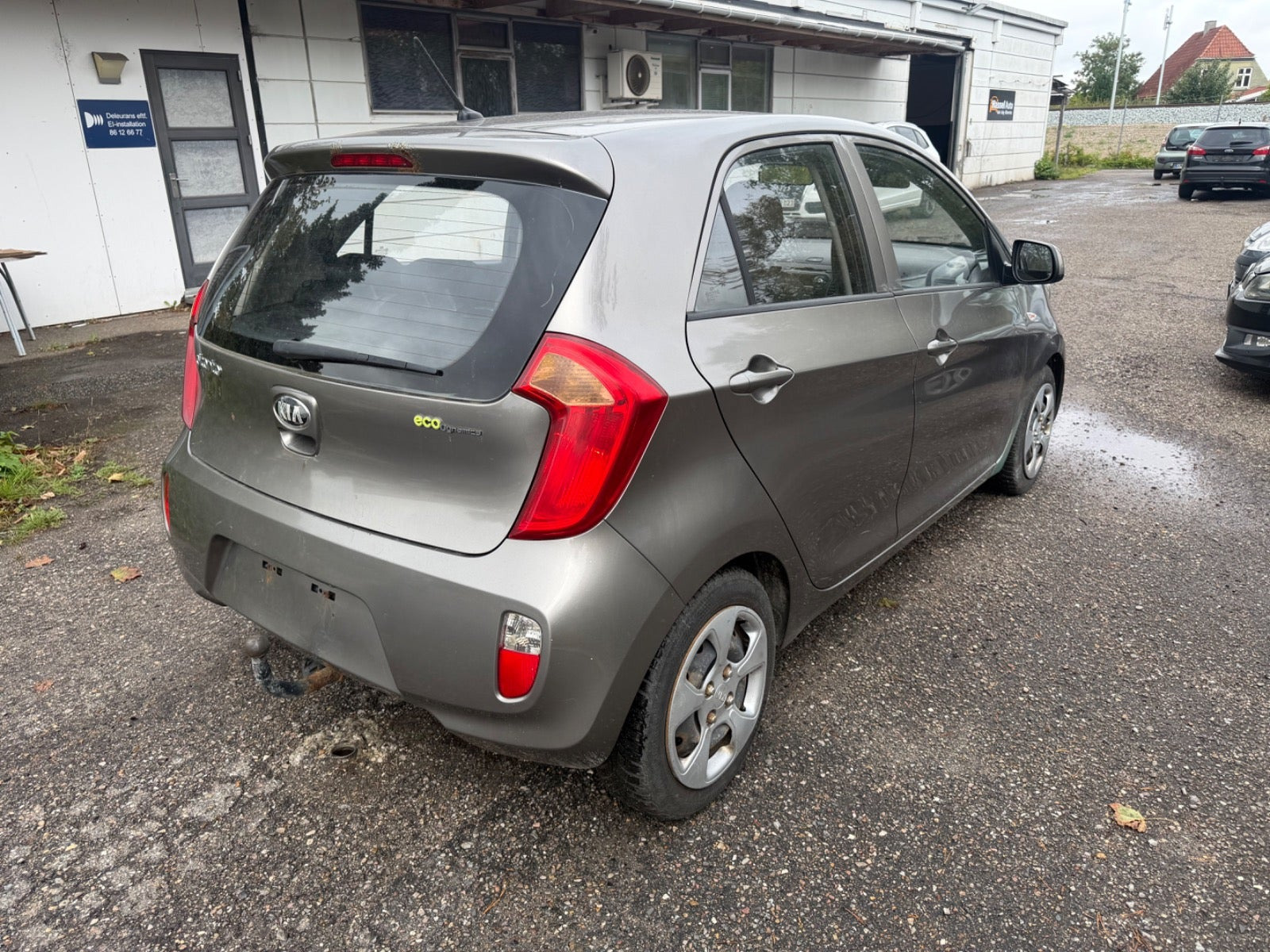 Grøn Kia Picanto fra 2013