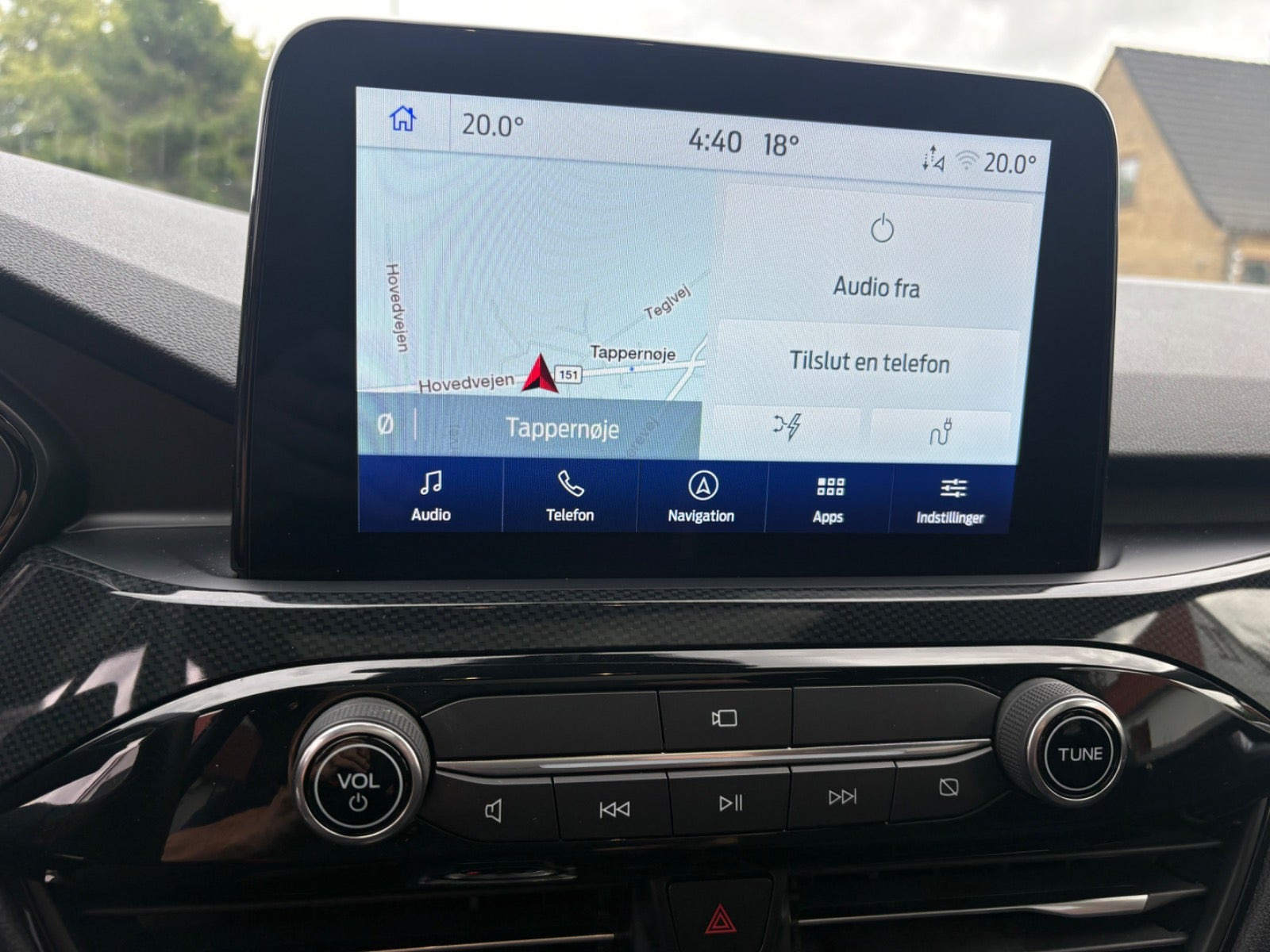 Hvid Ford Kuga fra 2020