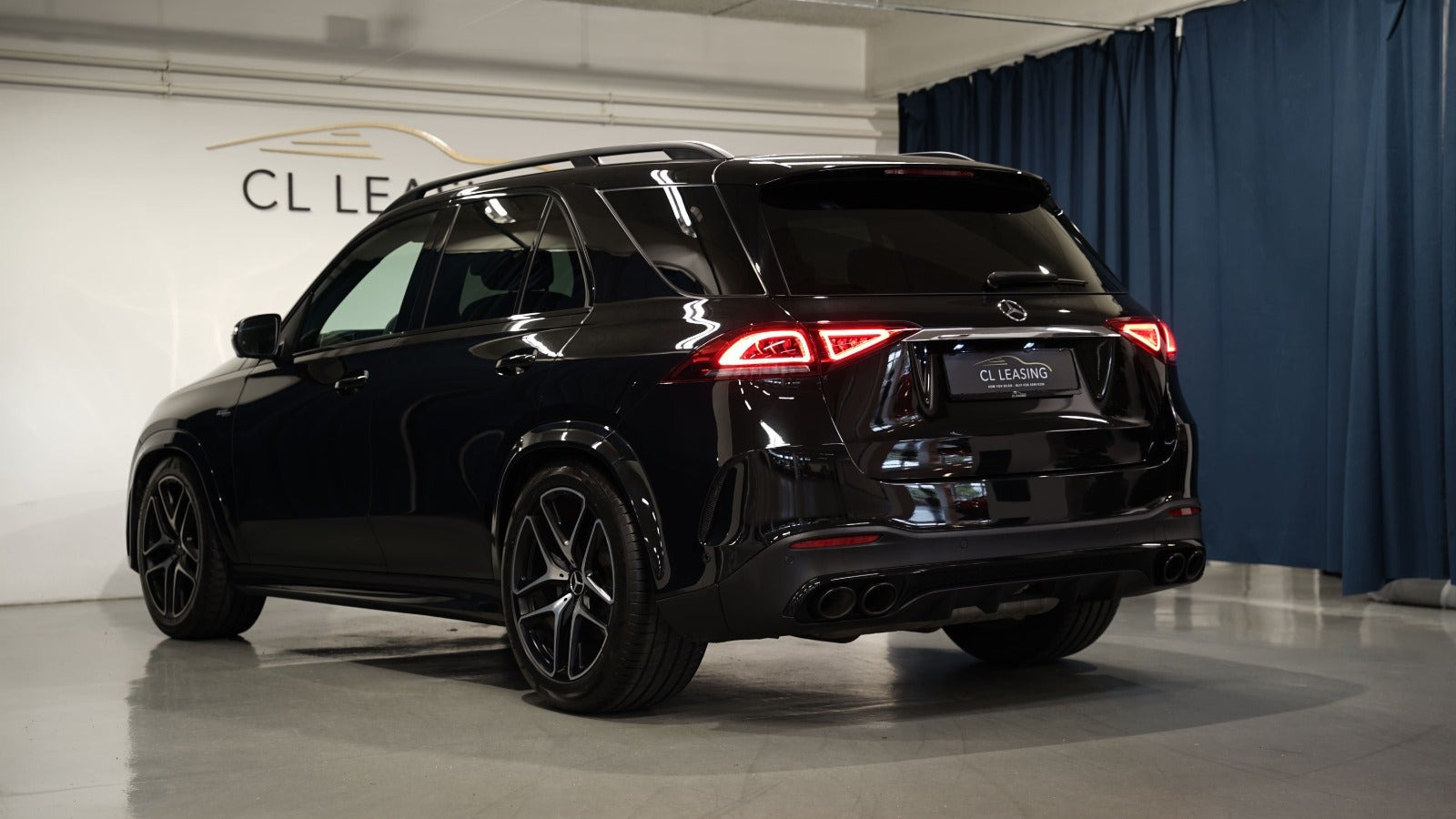 Sort Mercedes GLE53 fra 2020