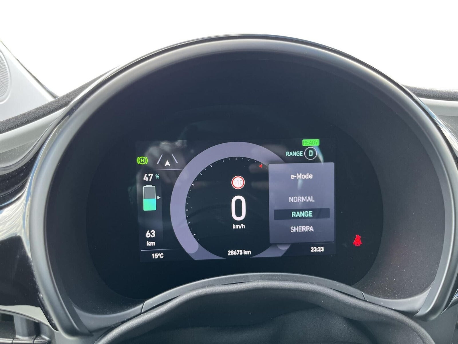 Sort Fiat 500e fra 2022