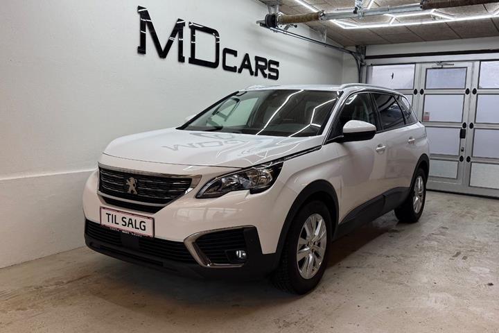 Hvid Peugeot 5008 fra 2018