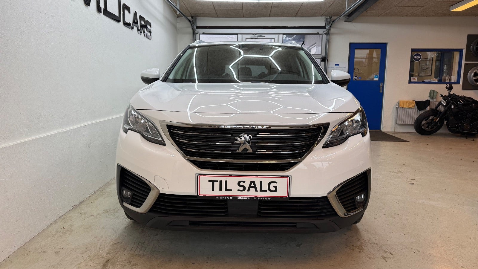 Hvid Peugeot 5008 fra 2018