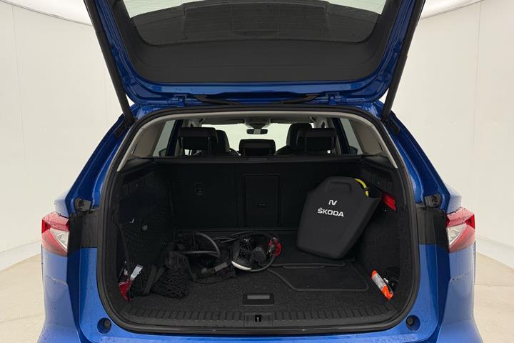Blå Skoda Enyaq fra 2022