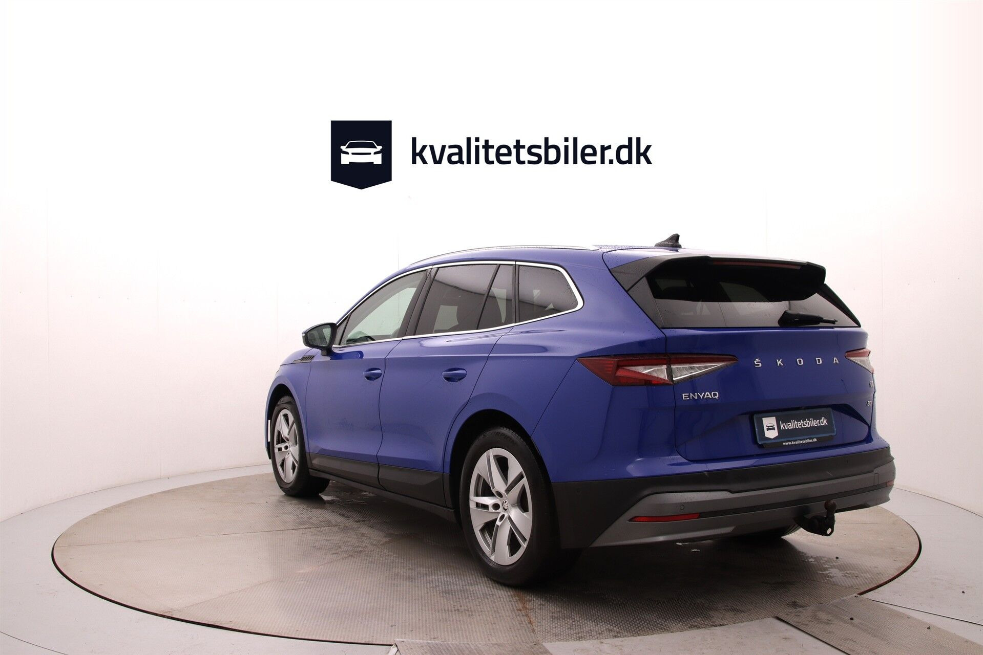 Blå Skoda Enyaq fra 2022