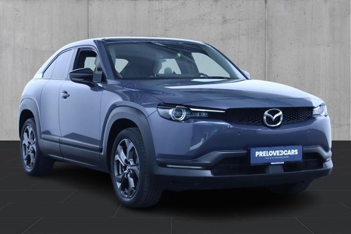 Blå Mazda MX-30 fra 2021