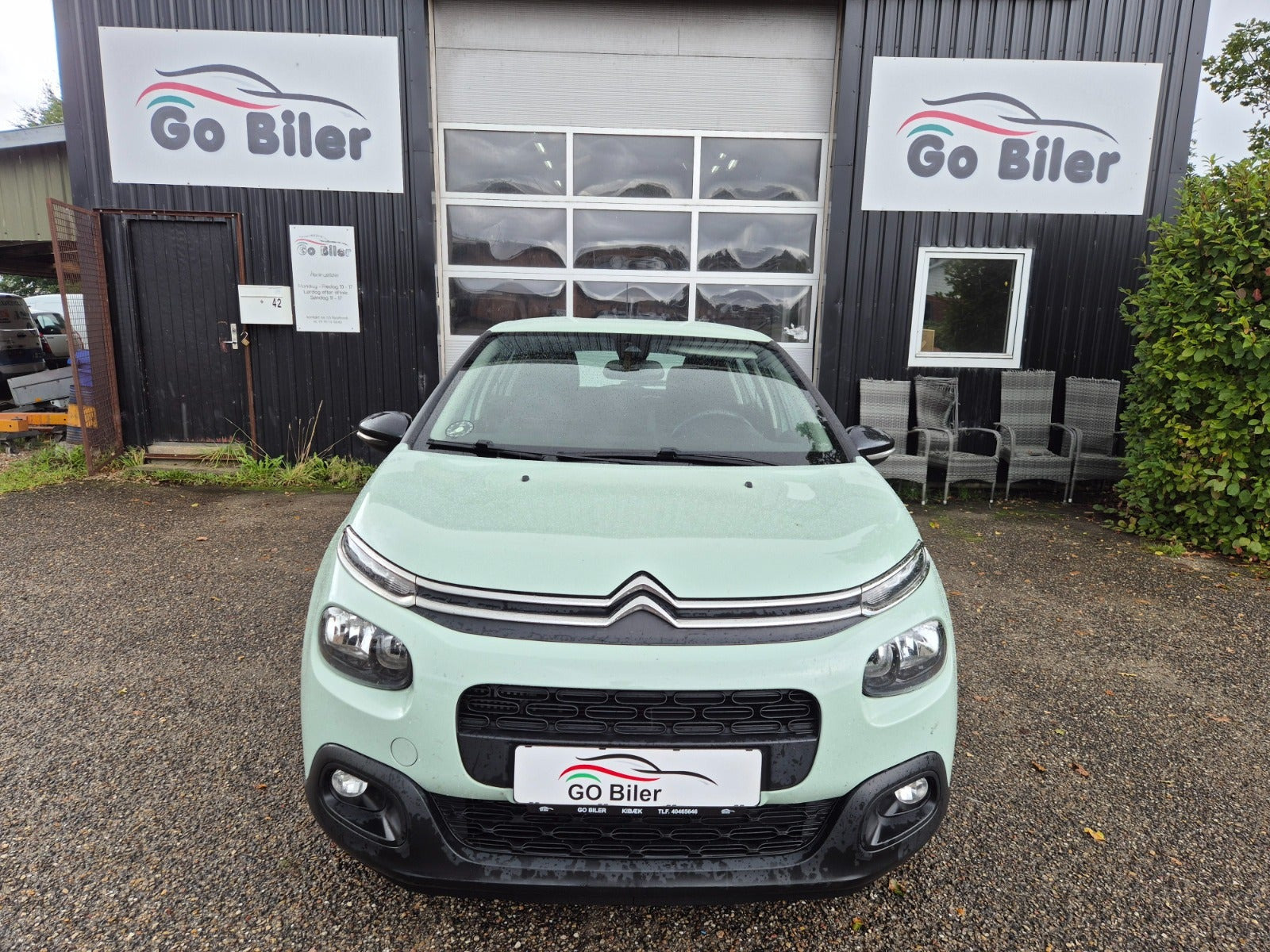 Grøn Citroën C3 fra 2017