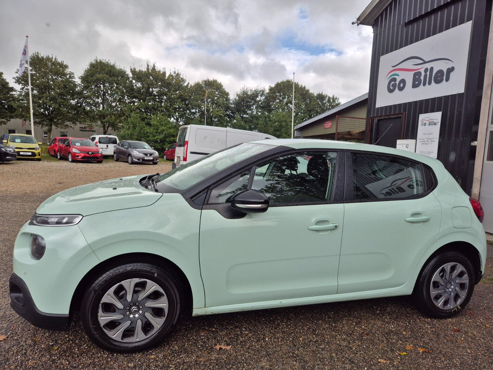 Grøn Citroën C3 fra 2017
