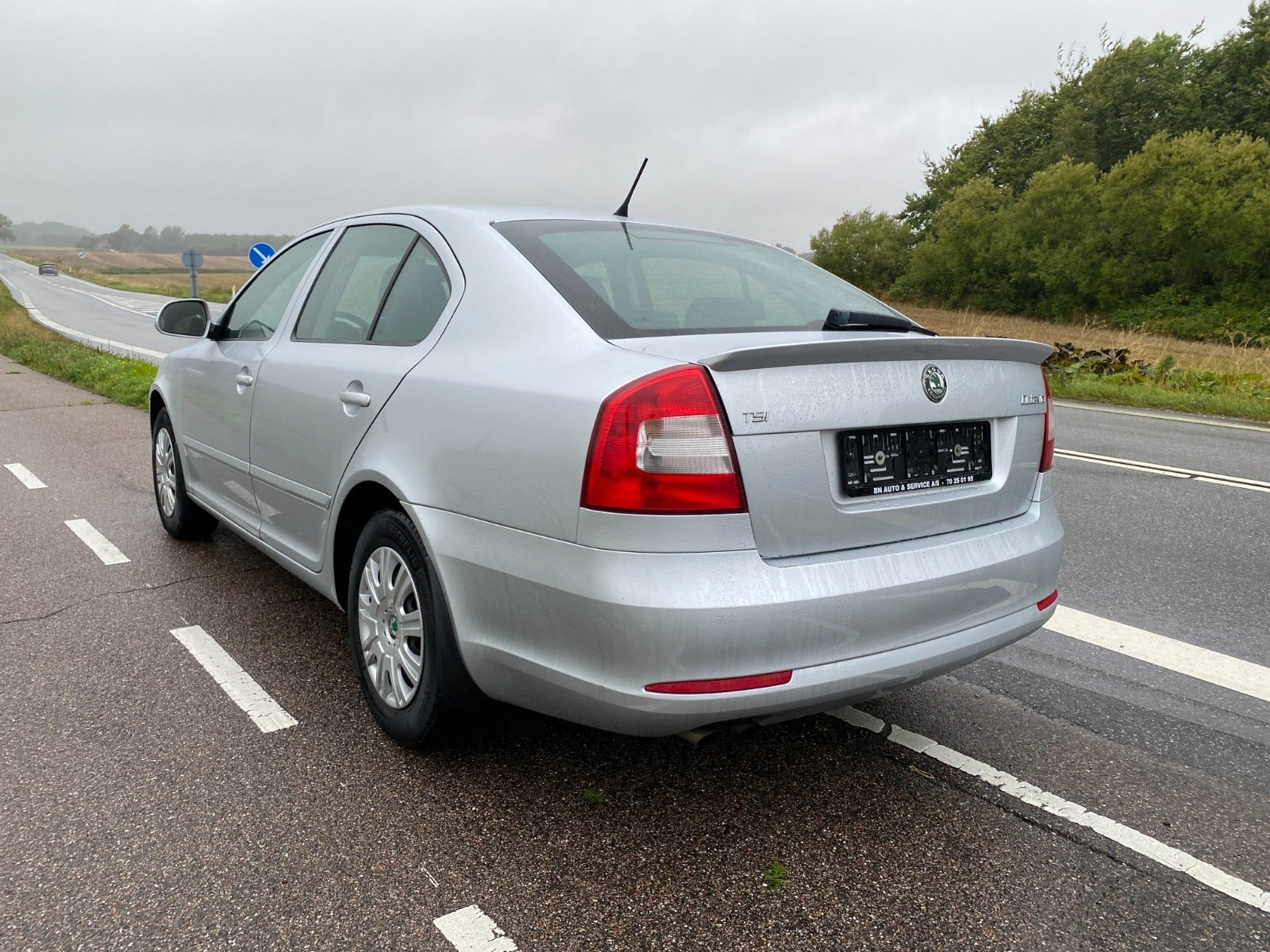 Sølv Skoda Octavia fra 2011