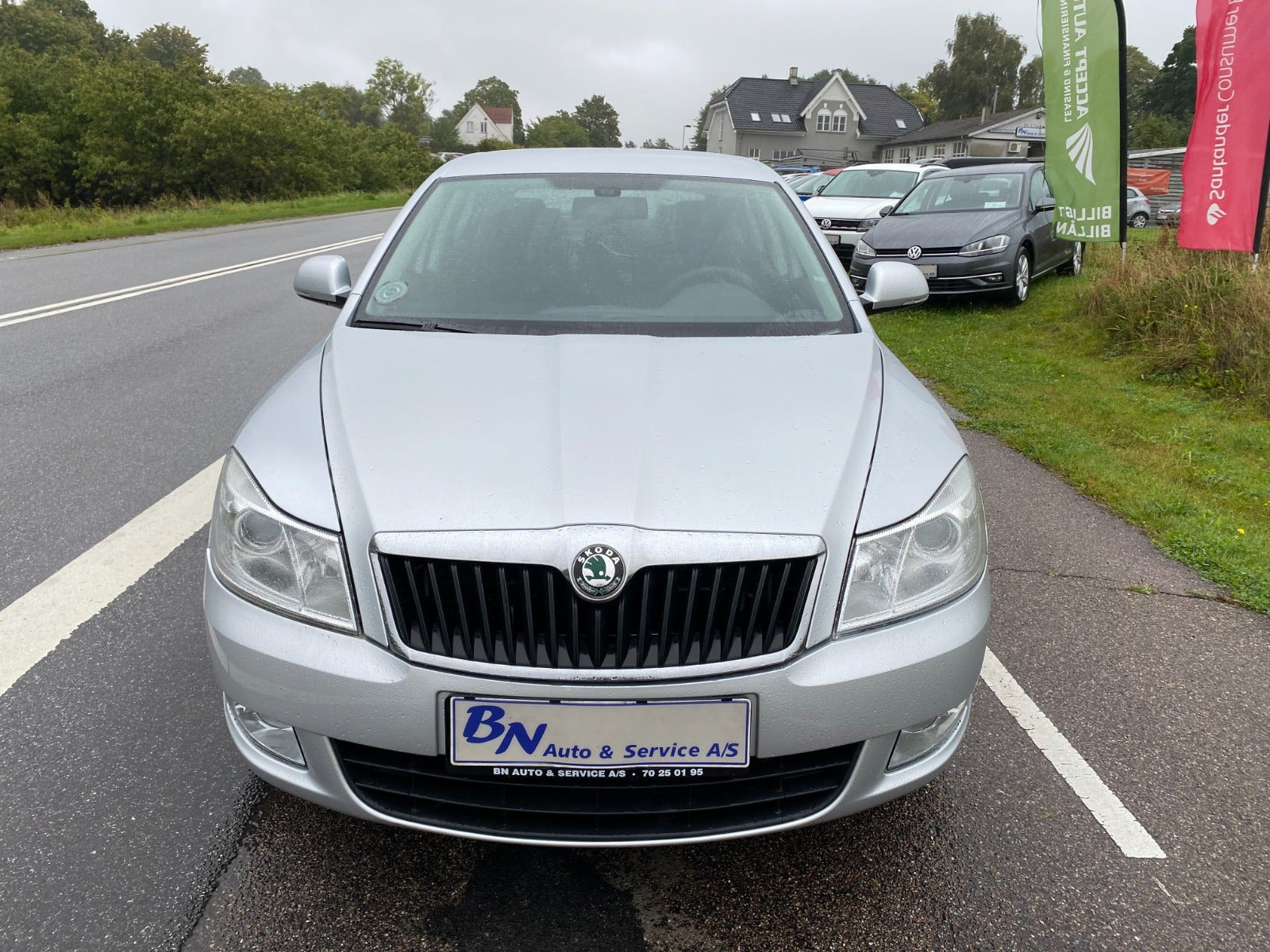 Sølv Skoda Octavia fra 2011