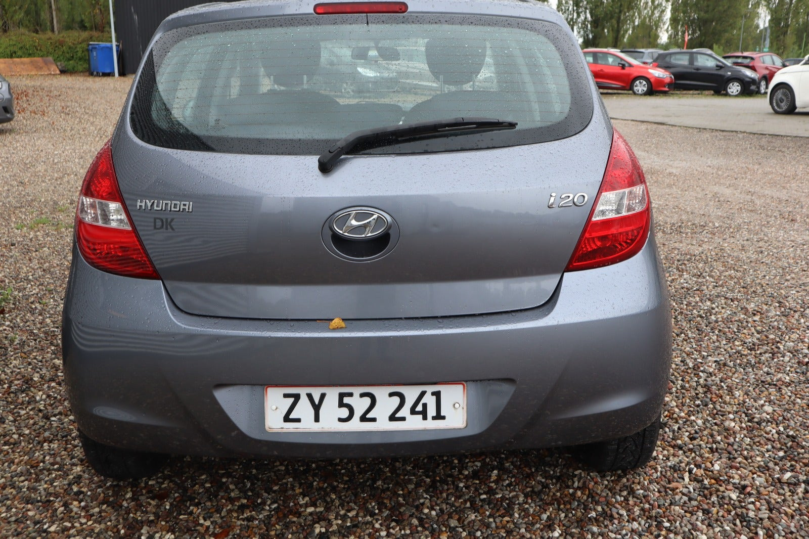Blå Hyundai i20 fra 2009