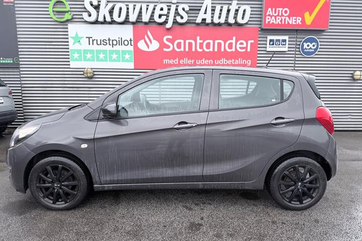Grå Opel Karl fra 2016