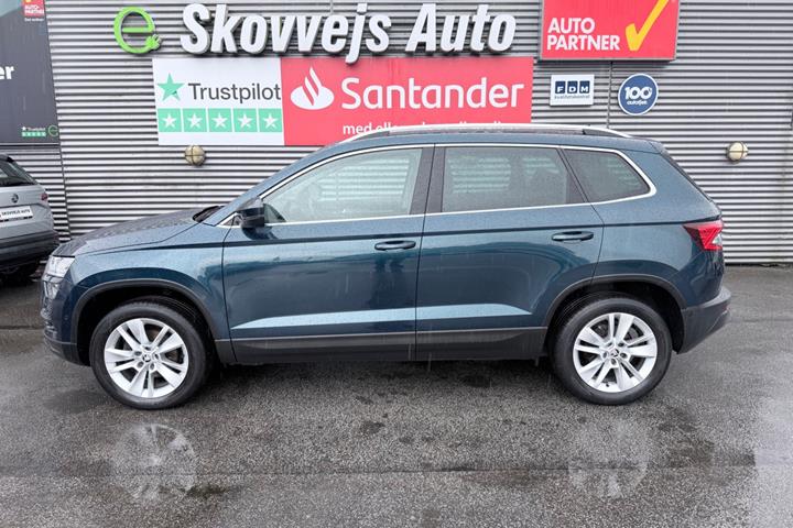 Grøn Skoda Karoq fra 2021