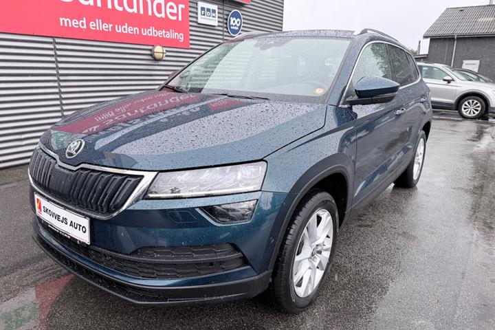 Grøn Skoda Karoq fra 2021