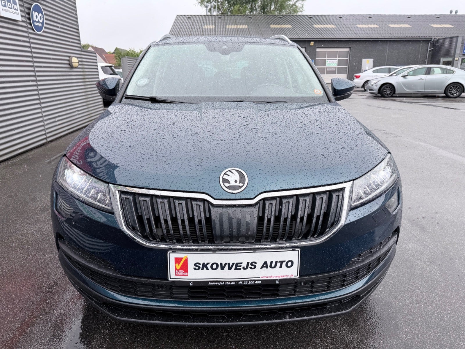 Grøn Skoda Karoq fra 2021