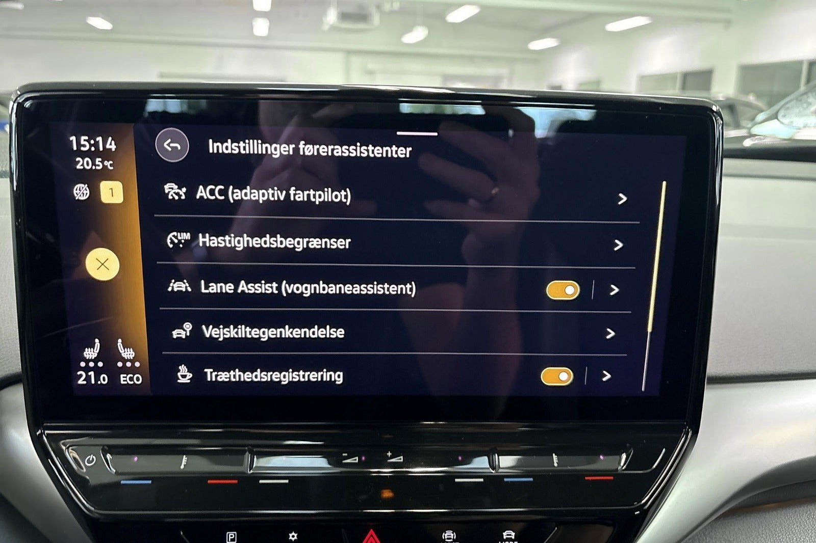 Blå VW ID.5 fra 2022