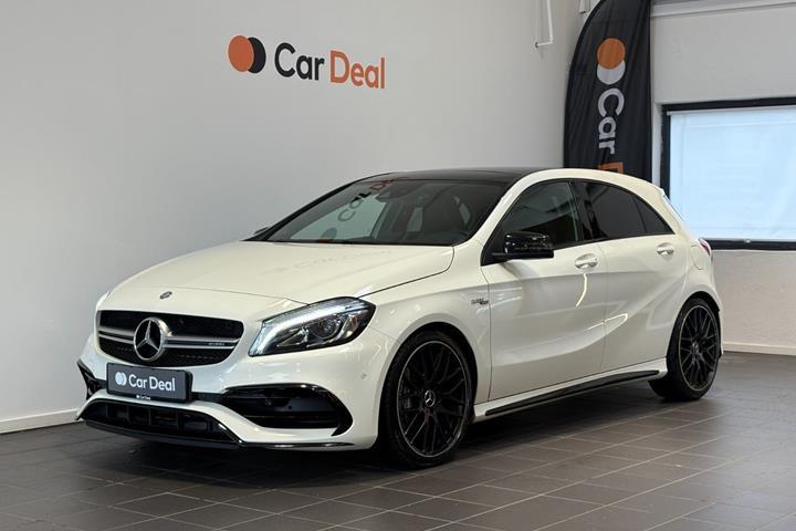Hvid Mercedes A45 fra 2016