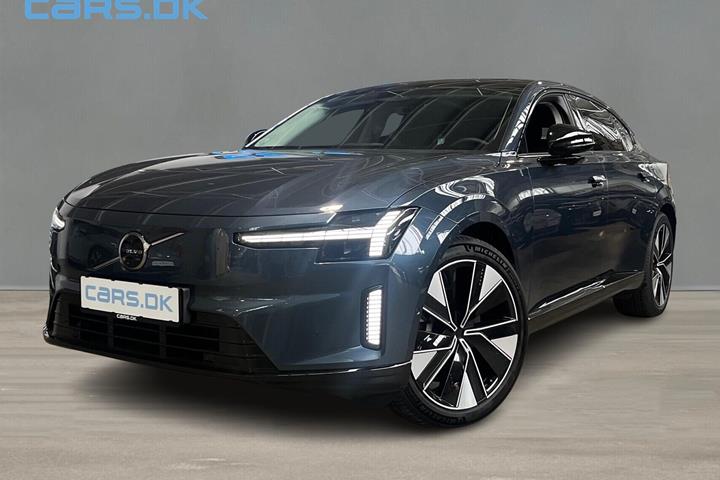 Blå Volvo ES90 fra 2026