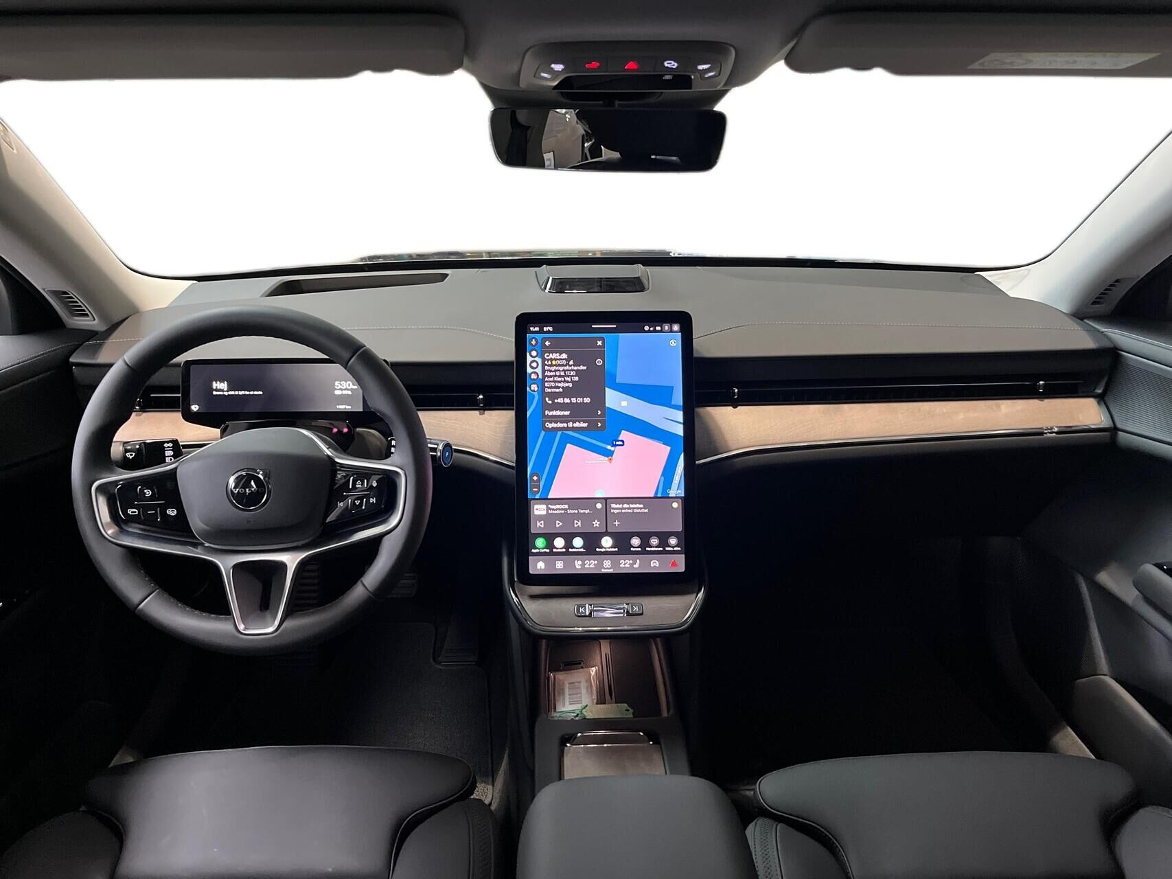 Blå Volvo ES90 fra 2026
