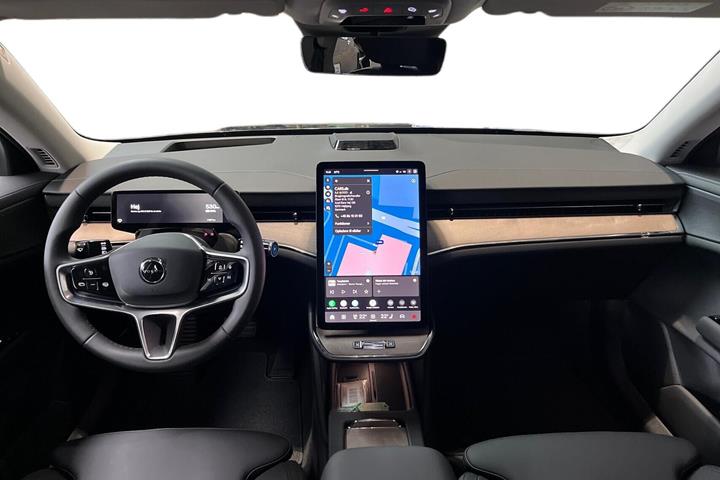 Blå Volvo ES90 fra 2026