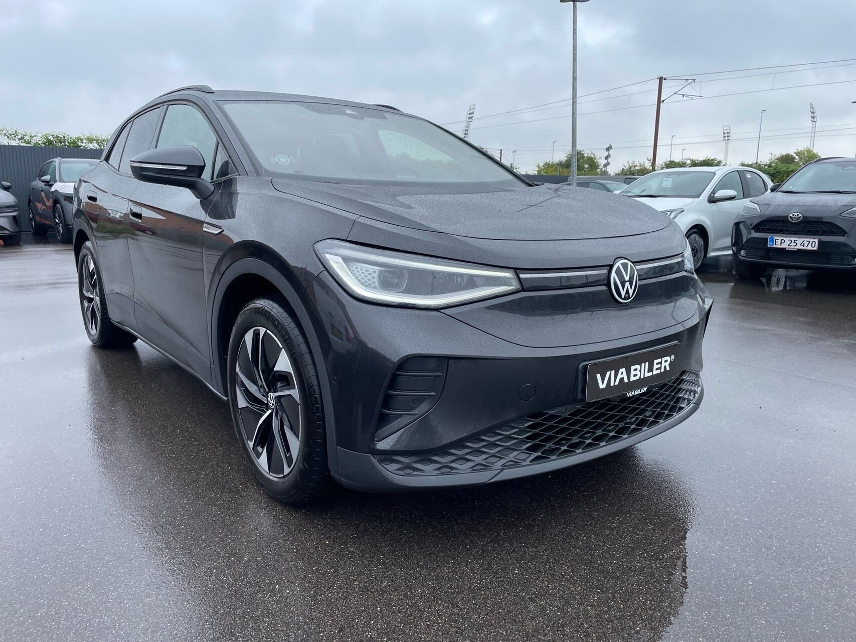 Grå VW ID.4 fra 2022