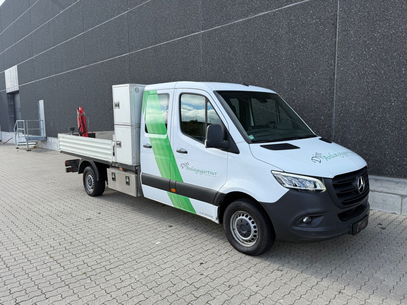 Hvid Mercedes Sprinter 317 fra 2021
