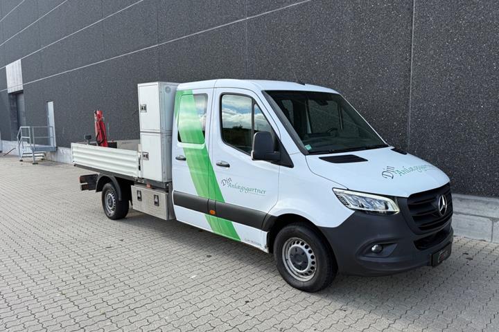 Hvid Mercedes Sprinter 317 fra 2021