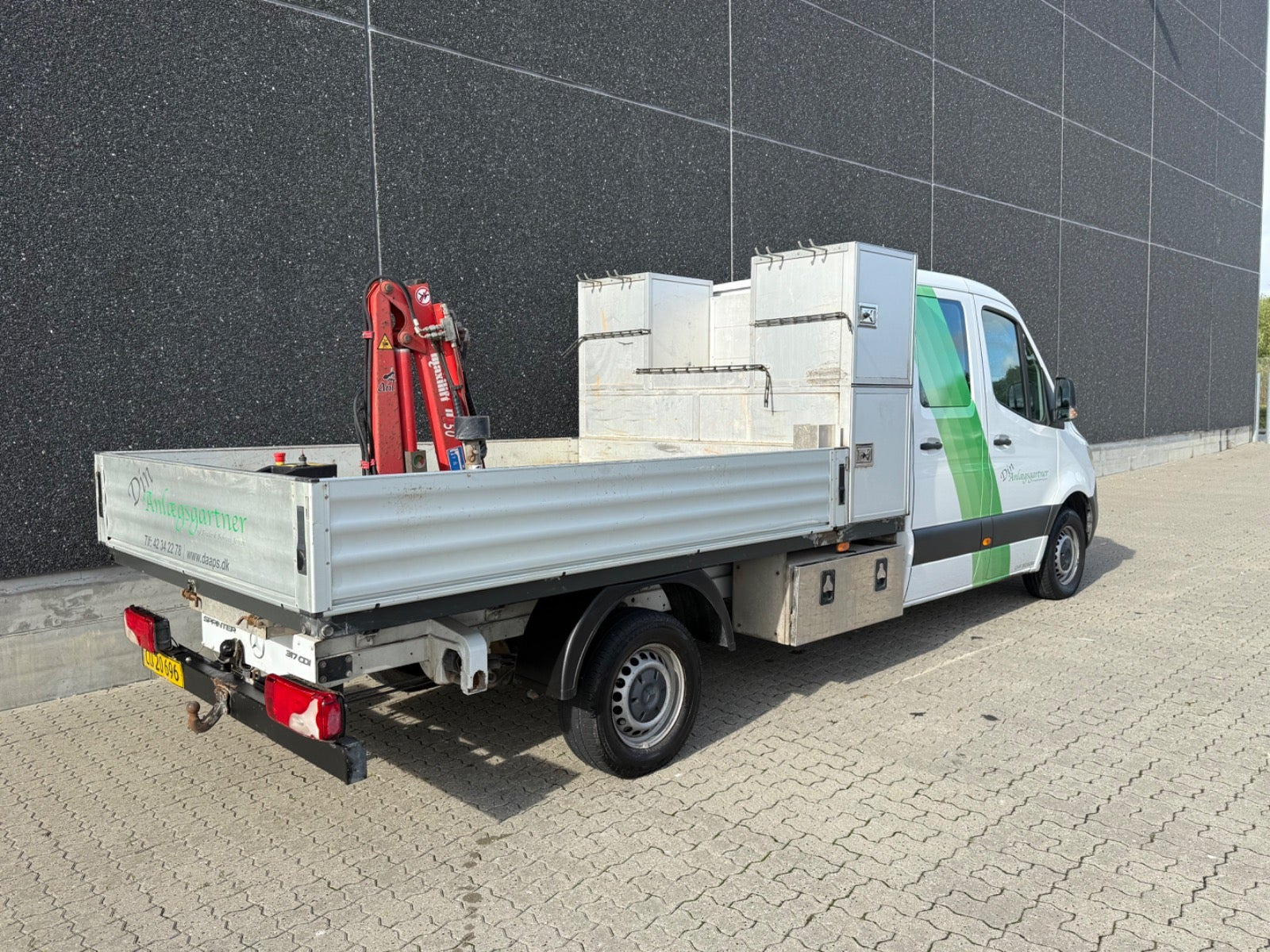 Hvid Mercedes Sprinter 317 fra 2021