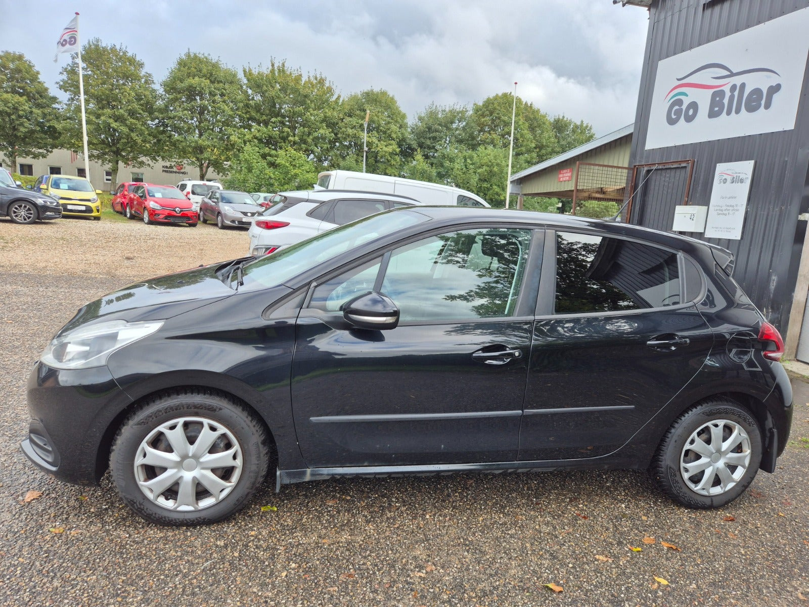 Grøn Peugeot 208 fra 2017