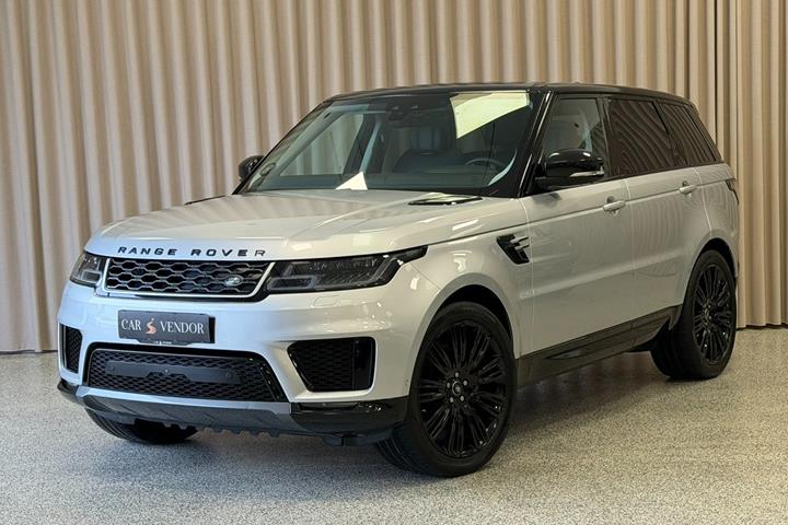 Sølv Land Rover Range Rover sport fra 2018