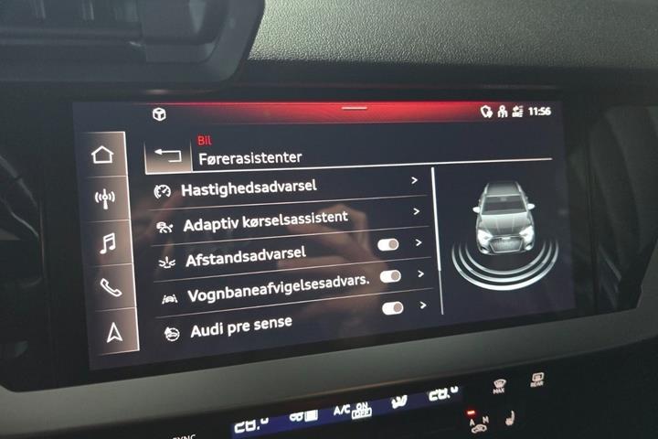 Grå Audi A3 fra 2021