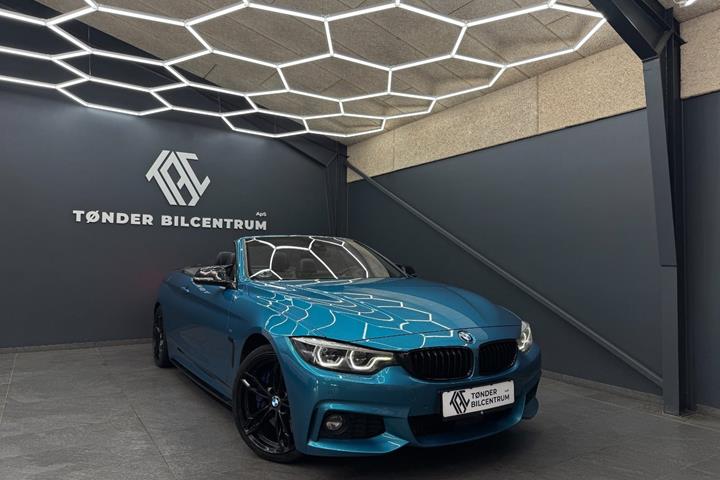 Blå BMW 430d fra 2018