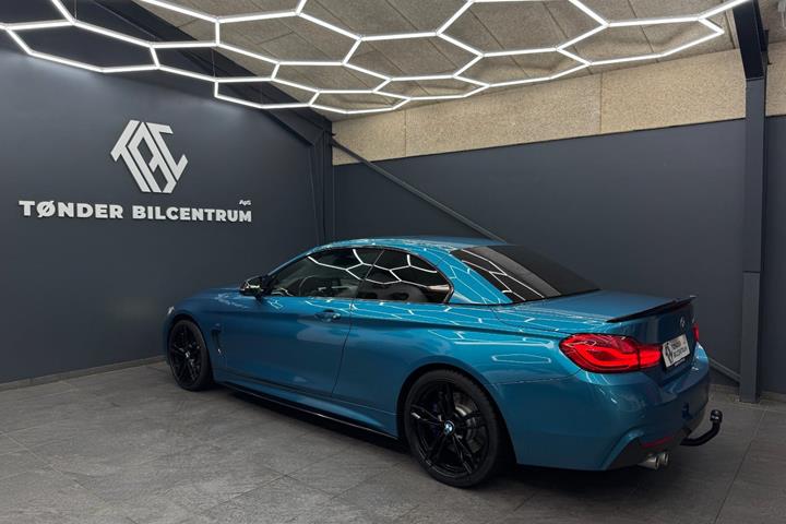 Blå BMW 430d fra 2018