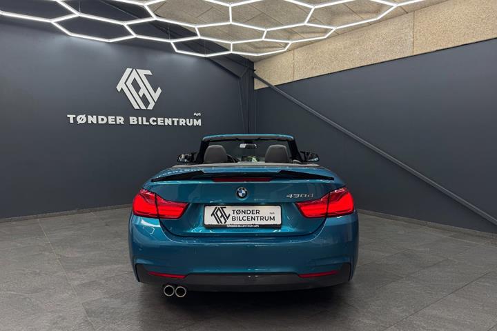 Blå BMW 430d fra 2018